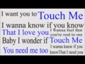 E-rotic Touch Me Lyrics 