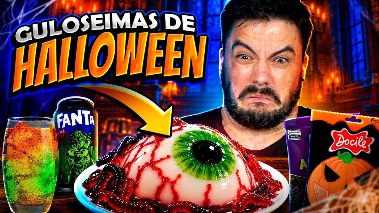 PROVANDO GULOSEIMAS E LANÇAMENTOS DE HALLOWEEN