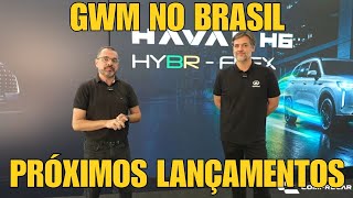 Próximo lançamentos da GWM no Brasil