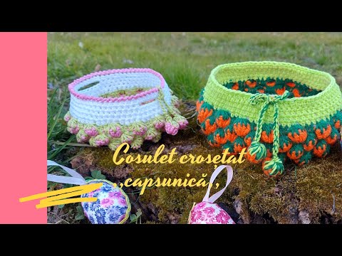 Cosulet crosetat ,,capsunica,,