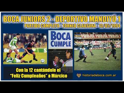 La 12 y el cumple del Beto Márcico en el ´94