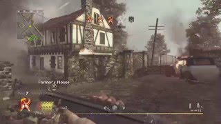 COD5 WaW Sawed off Double barrel shotgun gameplay