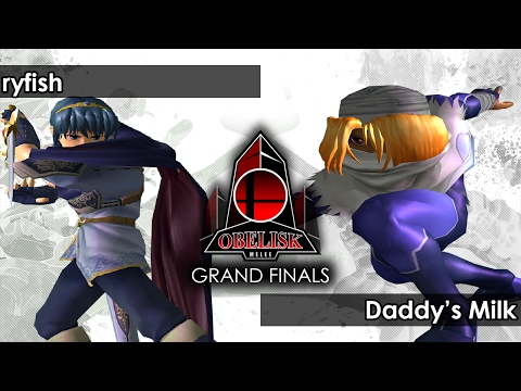 Melee: ryfish (Marth) V Daddy's Milk (Sheik/Fox) - Obelisk 38 Tournament SSBM