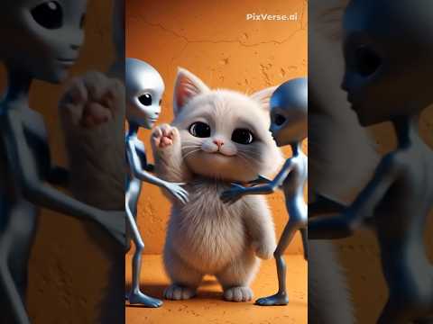 Alien took the cat 🥺😭... #cat #ai #shorts #kids