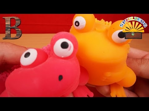 LEUCHTENDE GLIBBER FRÖSCHE - Verschiedene Farben LEUCHTEN im DUNKLEN deutsch