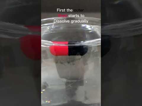 How Capsule Dissolve in Body? | Test | #shorts #vs #experiment
