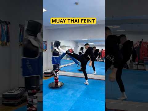 Muay Thai feint 🥊 #muaythai #martialarts #training #mma #fighter