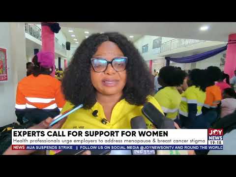 Health professionals urge employers to address menopause & breast cancer stigma
