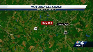 Anderson County motorcycle crash