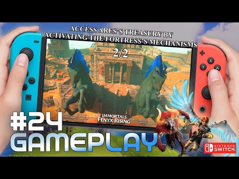 Immortals Fenyx Rising - Access Ares’s treasury by activating the fortress’s mechanisms 2/2 PART 24