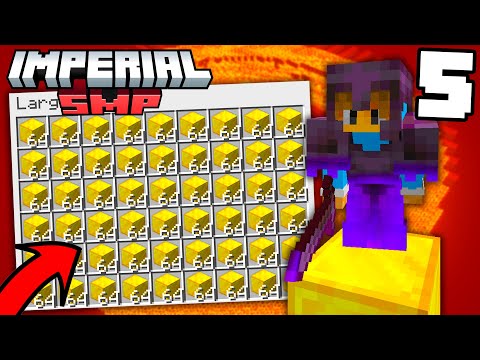 I Built The Most INSANE Gold Farm in Minecraft! | Imperial SMP #5