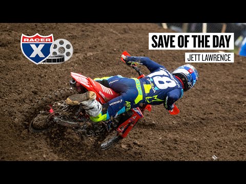 Motocross Save of the Day - Jett Lawrence - Unadilla