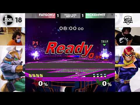 Domino Effect 18 - FatGoku(Fox) vs Nickemwit(CFalcon) - Winners Semifinals