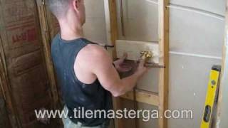 Shower Valve replacement - brass rough in installation, copper soldering How to DIY - DELTA Part "1"