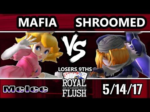 Royal Flush SSBM - Mafia (Peach) vs. IMT | Shroomed (Sheik) - Smash Melee