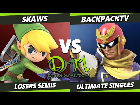 DAT MM 301 Losers Semis - Skaws (Toon Link) Vs. BackpackTV (Captain Falcon) Smash Ultimate - SSBU