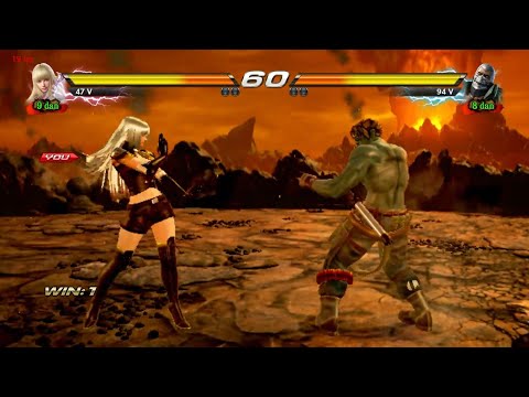 12 Lili Rochefort VS Bryan - Tekken 7 ( Uchiha x24 ) Gameplay PC