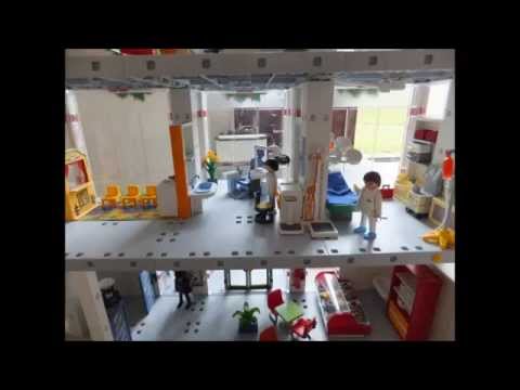 comment construire l'hôpital playmobil
