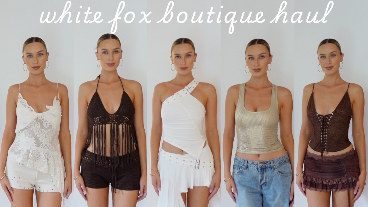 festival outfit ideas - white fox boutique haul! *discount code*