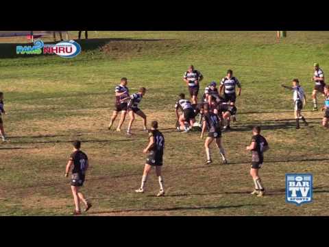 2017 RAMS NHRU Round 15 Premier 1 Highlights - Maitland Vs Nelson Bay Gropers