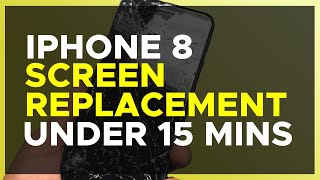 How to REPLACE iPhone 8 SCREEN (LCD + Digitizer), Back GLASS Replacement
