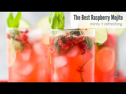 Fresh Raspberry Mojito Pitcher Recipe Included