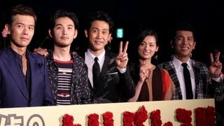 大泉洋やっぱり「本物の雨男です!」「探偵はBARにいる2」初日舞台あいさつ