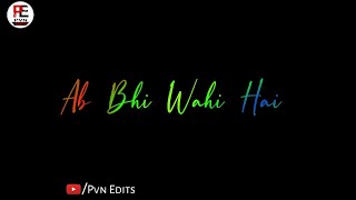 itna khafa status | itna khafa vishal status | Black screen status | Pvn Edits