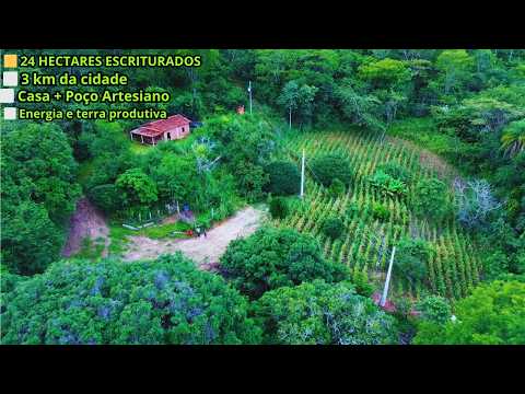 SITIO 24 HECTARES e ESCRITURA 3 KM DA CIDADE COM CASA, AGUA, ENERGIA - NORTE DE MG FORTE P CAFE GADO