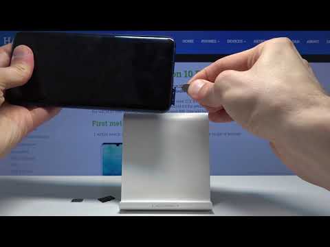 How to Insert SIM SD to ZTE Axon 10 Pro – Input Nano SIM and Micro SD Card