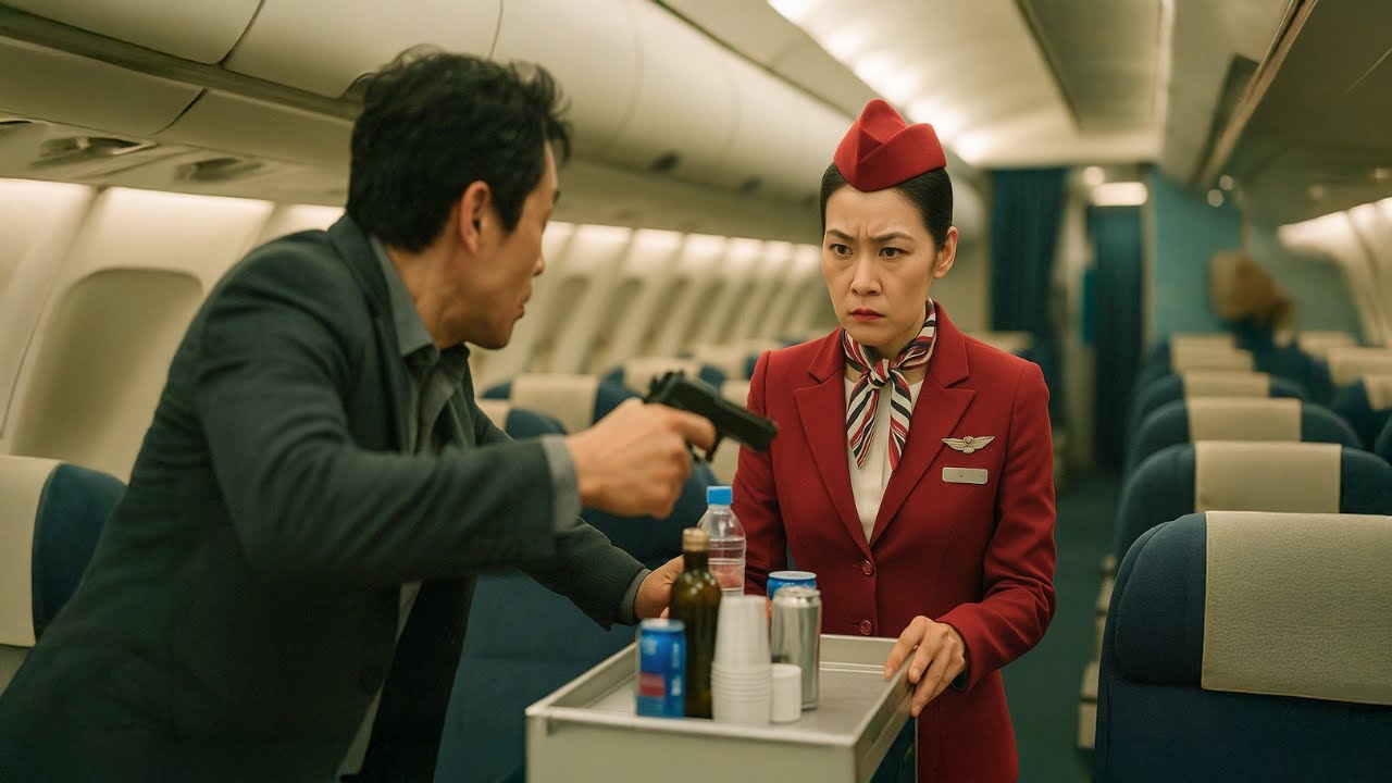 The hijacker UNDERESTIMATES this flight attendant, not knowing she’s Korea’s TOP flight agent