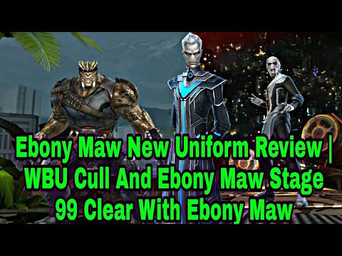Ebony Maw New Uniform Review & Wbu Stage 99 Clear Showcase - Marvel Future Fight