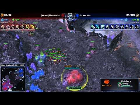 SC2 - Daily Masters - TvZ - Bomber vs Scarlett - Part 1