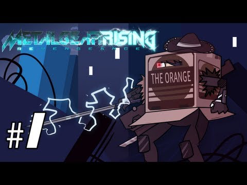 Metal Gear Rising: Revengeance Hard Difficulty Walkthrough Part 1 - This Game WILL Kick My Ass