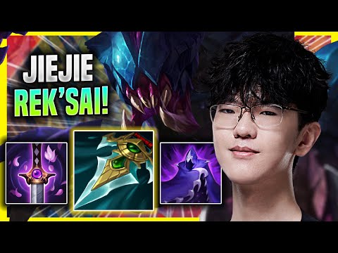 LEARN HOW TO PLAY REK'SAI JUNGLE LIKE A PRO! - EDG JieJie Plays Rek'sai JUNGLE vs Graves!