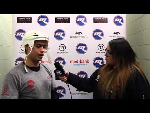 The Melbourne Ice vs Sydney Ice Dogs - Chris Wong Post Game Interview