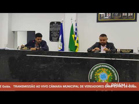 Transmissão ao vivo de Câmara Municipal de Campestre de Goiás