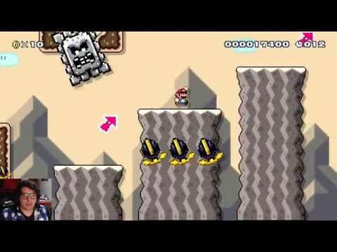 Mountain Mayhem Speedrun (20s) - Super Mario Maker 2 SMW speedrun level