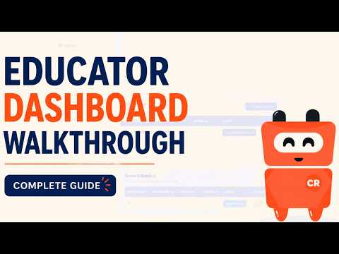 Coderobo Educator Dashboard Complete Guide For Teachers