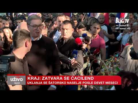 Poznat datum uklanjanja šatorskog naselja ispred Narodne skupštine