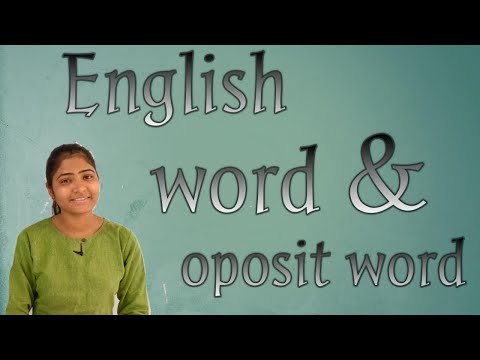 English opposite word - 25 word ( antonyms )