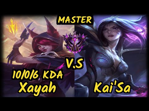 S04 Upset (XAYAH) vs KAI'SA - 10/0/6 KDA BOTTOM ADC GAMEPLAY - EUW Ranked MASTER