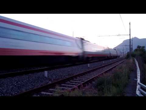 ETR 485 in transito a Praja-Ajeta-Tortora