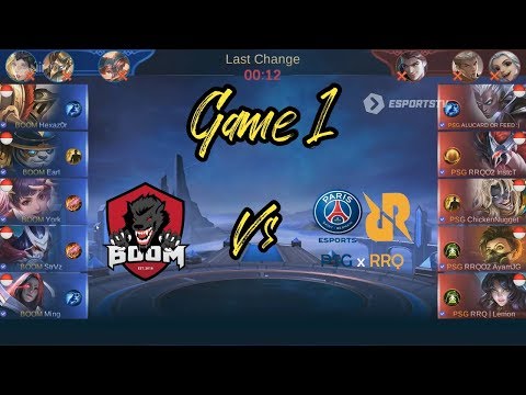 PSG RRQ VS BOOM ID GAME 1 IPWC 7th SERIES