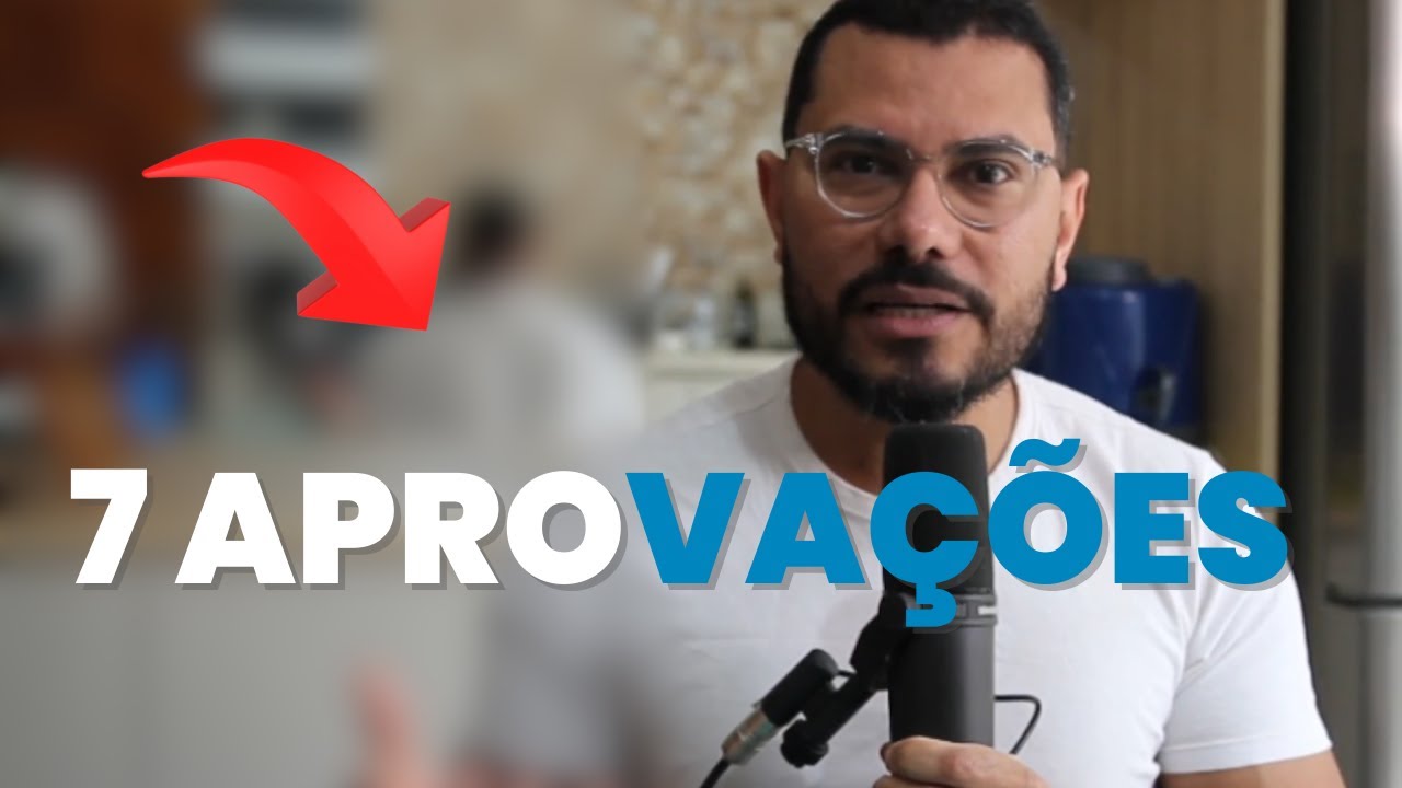 Fui APROVADO em 7 CONCURSOS fazendo algo SIMPLES (não é bruxaria)