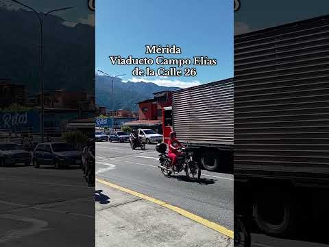 Mérida Viaducto Campo Elías de la Calle 26 🏙️✨⛰️ #venezuela #suenanlascampanasdelcambio #mérida