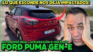 WHAT IT HIDES LEAVES US SHOCKED: FORD PUMA E-GEN 100% electric REVIEW, REAL AUTONOMY MOTORK