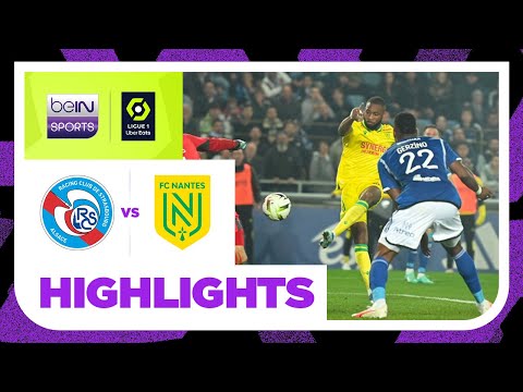 Strasbourg v Nantes | Ligue 1 23/24 | Match Highlights