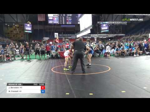 Junior FS 126 Round of 128 - Jacob Bernstein (MD) vs. Michael Crockett (AR)