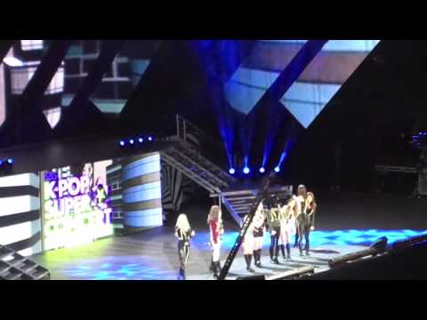 girl's generation snsd talking at sbs kpop super concert 111012